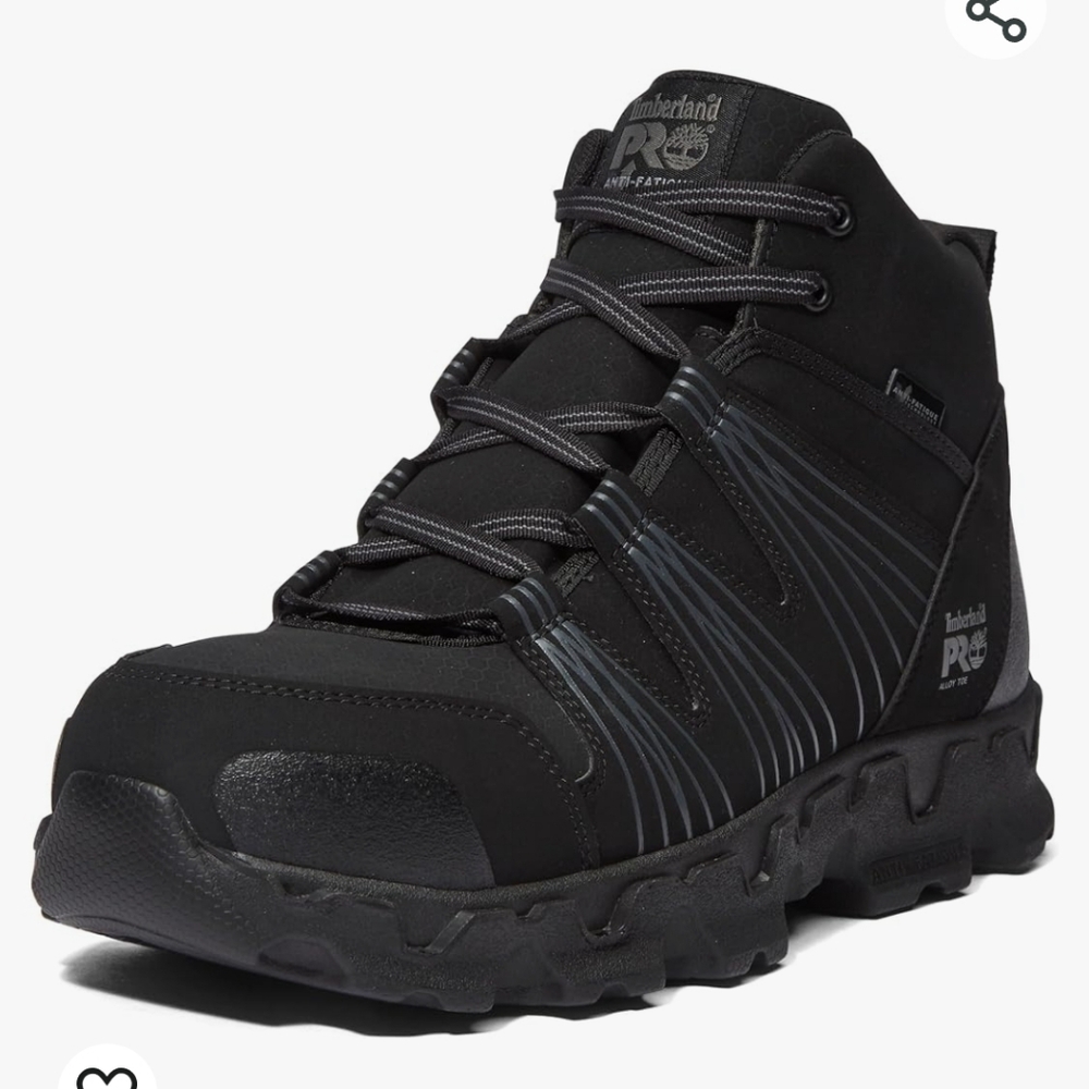 Timberland pro steel toed work boots